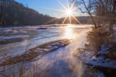 Frozen Rappahannock River